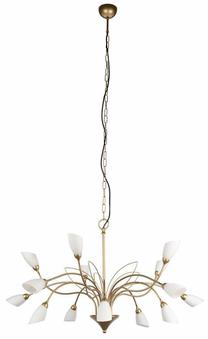 Valgusti rippuv Spot-Light Gloriosa, G9, 15 x 6 W, valge v. / kuldne v., 6 x 11 cm