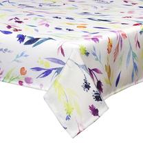 Staltiesė stačiakampė Tognana Saint Tropez Rica, balta/įvairių spalvų, 140 x 240 cm