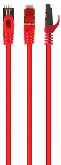 Кабель Gembird PP6A-LSZHCU-R-1M RJ-45, RJ-45, 1 м, красный цв.