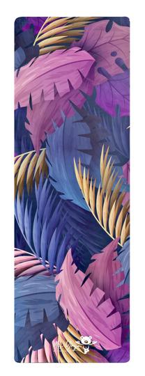 Fitnesa un jogas paklājs Mis Yoga, rozā krās., 183 cm x 61 cm