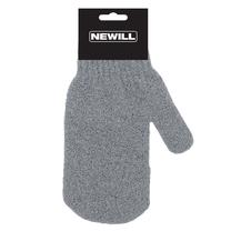 Варежка-мочалка Newill Exfoliating Body Glove, 19.5 см x 13 см, серый цв.