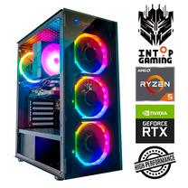 Stacionārs dators Intop Ryzen 5 5500, DDR4 32 GB, SSD+HDD 500 GB 2 TB, NVIDIA GeForce RTX 4060 8 GB GDDR6