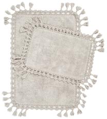 Комплект ковриков для ванны Foutastic Lorna 396RYH2389, серый цв., 40 см x 60 см