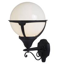 Õue seinavalgusti Searchlight ORB, 60W, E27, IP44, must v., 27.4 cm x 44 cm