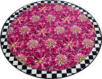 Vonios grindų kilimėlis Foutastic Habena 359CHL4891, įvairių spalvų, 100 cm x 100 cm, Ø 100 cm
