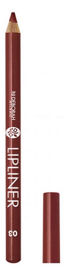 Lūpų pieštukas Deborah Milano Lipliner, 1.2 g, 03 milk chocolate