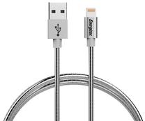 Laidas Energizer, USB/Apple Lightning, sidabro sp.