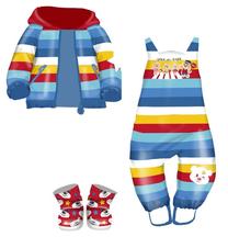 Одежда для кукол Zapf Creation Baby born Kindergarten Outdoor Fun, многоцветный