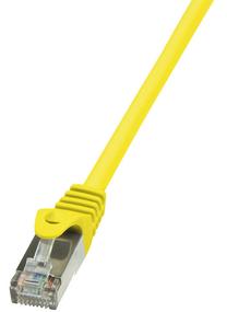 Laidas Logilink RJ-45 8P8C, RJ-45 8P8C, 0.5 m, geltona sp.