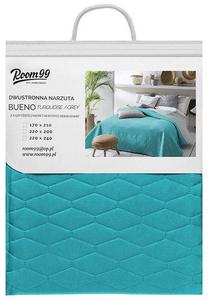 Lovatiesė Room99 Bueno, žydra, 220 cm x 200 cm