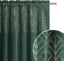 Naktinė užuolaida Room99 Bliss, žalia sp., 140 cm x 280 cm