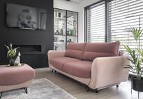 Sofa Silva Velvetmat 24, Mat Velvet 61, rožinė sp., 90 x 236 cm x 90 cm