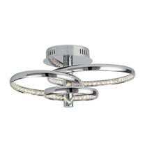 Valgusti lagi Searchlight Rings 3133-3CC, LED, 4000 °K, 1 x 28 W, läbipaistev v./kroom v. / kroom v.
