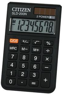 Kalkulators rakstāmgalda Citizen SLD-200NR, melna krās.