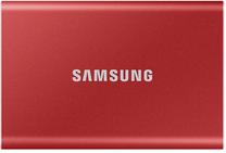 Kietasis diskas Samsung T7, SSD, 1 TB, raudona sp.