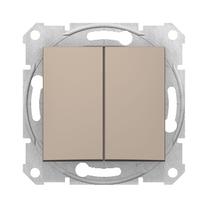 Slēdzis Schneider Electric Sedna SDN0300168, 2 kl, bēša krās.