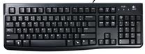 Prekė su pažeista pakuote. Laidinė kompiuterio klaviatūra Logitech K120, DE, juoda sp.