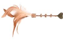 Žaislas katei Flamingo Topsy Hart Stick, ruda sp., 25 cm