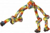 Žaislas šuniui, virvinis Duvo Spider Rope Beach, 38 cm, įvairių spalvų