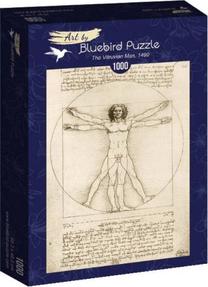 Dėlionė Bluebird Puzzle Leonardo Da Vinci 402741, 68 cm x 48 cm, 1000 vnt., rusva sp.