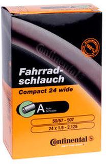 Dviračių padangų kamera Continental, guma, 24", 2"