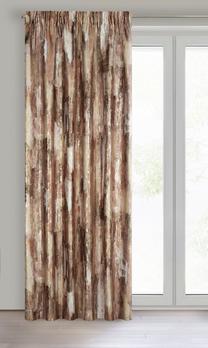 Naktinė užuolaida ZDL-02, ruda sp./smėlio sp./tamsiai smėlinė sp., 140 cm x 270 cm