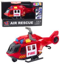 Žaislinis sraigtasparnis Lean Toys Air Rescue Fire, raudona sp.