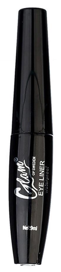 Acu laineris Glam Of Sweden, 9 ml, melns krās.
