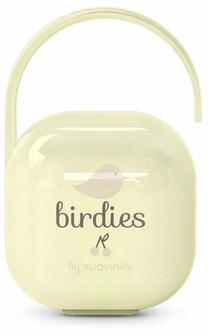 Коробка для соски Suavinex Birdie, 0 мес., бежевый цв.
