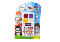 Grimo dažai Lean Toys, įvairių spalvų
