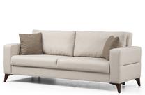 Sofa-lova Atelier Del Sofa Kristal 3, smėlio sp., 217 x 90 cm x 86 cm