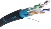 Сетевой кабель Extralink CAT6 FTP (F/UTP) Outdoor with gel | Twisted pair, 305 м, черный цв.