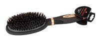 Matu ķemme Top Choice Natural Bristle Hairbrush 63299, zelta krās./melna krās.