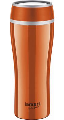 Termopuodelis Lamart Vacuum 4026, 0.400 l, oranžinė sp.