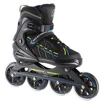Роликовые коньки Nils Extreme NA1128, черный цв./зеленый цв., 39-42