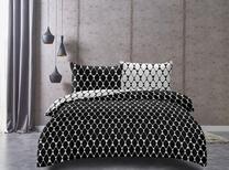 Patalynės užvalkalų komplektas DecoKing Hypnosis, baltas/juodas, 220 x 230 cm