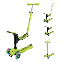 Vaikiškas paspirtukas Globber Go Up Sporty Lights V2, žaliosios citrinos