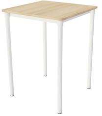 Kavos staliukas Kalune Design HND-CLX-A001313, akacijų sp./balta sp., 70 cm x 70 cm x 74 cm