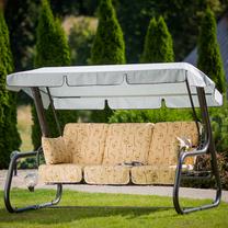 Lauko baldų pagalvių rinkinys Patio Rimini A090-03LB, geltona sp., 180 x 115 cm