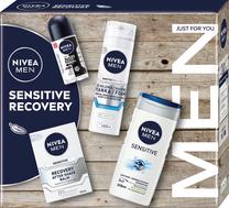 Kūno priežiūros rinkinys vyrams Nivea Men Sensitive Recovery Collection, 600 ml