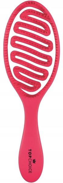 Matu ķemme Top Choice Red Charm 64531, 230 mm, sarkana krās.