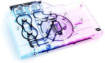 Vandens blokas Alphacool Eisblock Aurora Acryl GPX-N RTX 3070 Gaming Twin Edge with Backplate, 12.8 cm, skaidri sp.