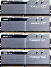 Operatyvioji atmintis (RAM) G.SKILL Trident Z Black/Silver F4-3200C16Q-32GTZSK, DDR4, 32 GB, 3200 MHz