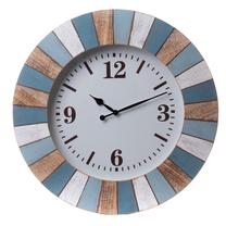Pulkstenis Amadeus Ocean, zila krās./brūna krās./balta krās., 60 cm x 60 cm, 60 cm