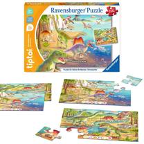 Пазл 2in1 Ravensburger Tiptoi Animals 00198, 19.2 см x 27.5 см, 24 шт., многоцветный