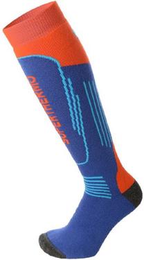 Slidinėjimo kojinės Mico Kids Superthermo Ski, mėlyna sp./oranžinė sp., 27-29