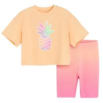 Apģērbu komplekts vasara, meitenēm Cool Club Voyage CCG2822566-00, oranža krās., 164 cm, 2 gab.