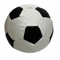 Sėdmaišis Ball XXL, balta sp./juoda sp.