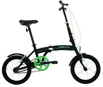 Velosipēds salokāms Henry Hogan, 16 ", melna krās./zaļa krās.
