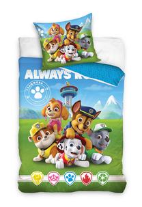 Patalynės užvalkalų komplektas Paw Patrol, įvairių spalvų, 65 x 65 cm, 140 x 200 cm